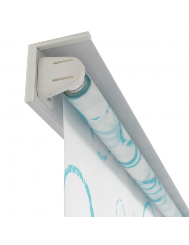 Tenda a Rullo per Doccia 160x240 cm con Motivo a Bolle