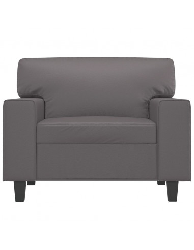 Poltrona Grigia 60 cm in Similpelle