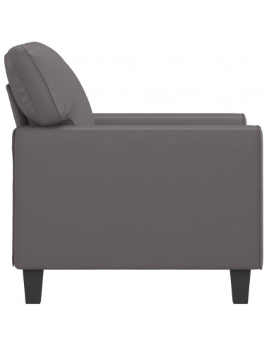 Poltrona Grigia 60 cm in Similpelle