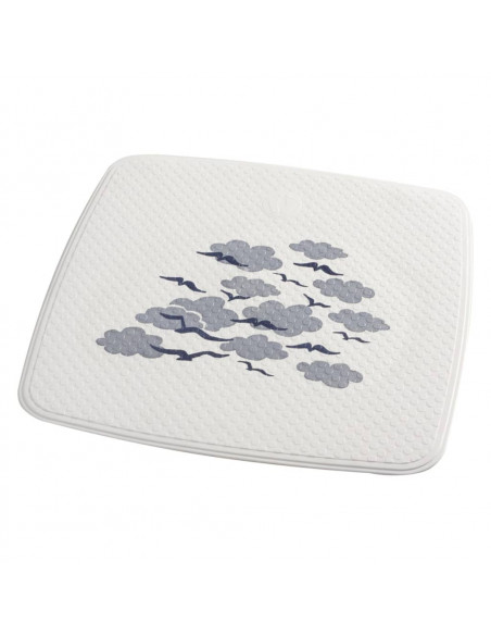 RIDDER Tappeto per Doccia Helgoland 54x54 cm Bianco e Blu