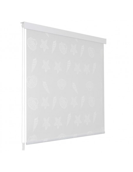 Tenda a Rullo per Doccia 80x240 cm Stella Marina