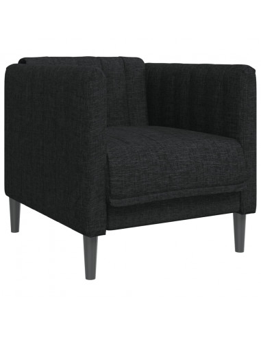 Poltrona Nera in Tessuto