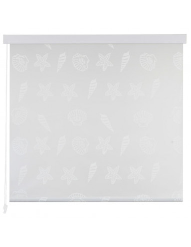 Tenda a Rullo per Doccia 80x240 cm Stella Marina