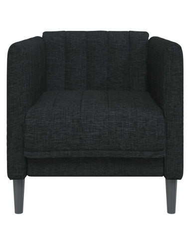 Poltrona Nera in Tessuto