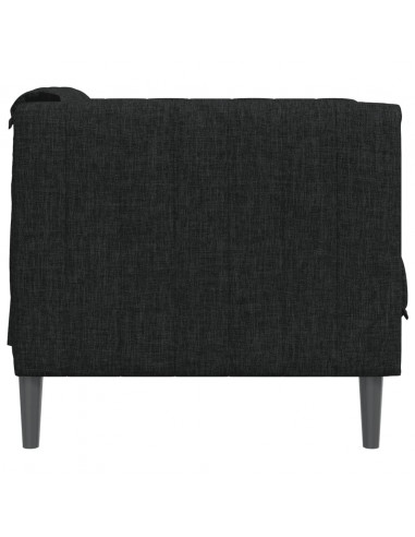 Poltrona Nera in Tessuto