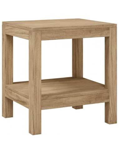 Tavolino da Bagno 45x35x45 cm in Legno Massello di Teak