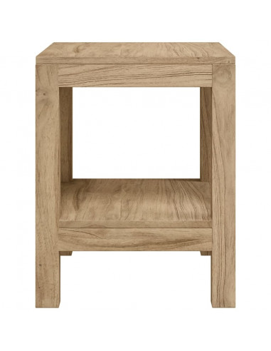 Tavolino da Bagno 45x35x45 cm in Legno Massello di Teak