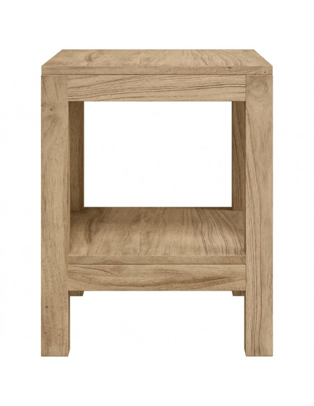 Tavolino da Bagno 45x35x45 cm in Legno Massello di Teak