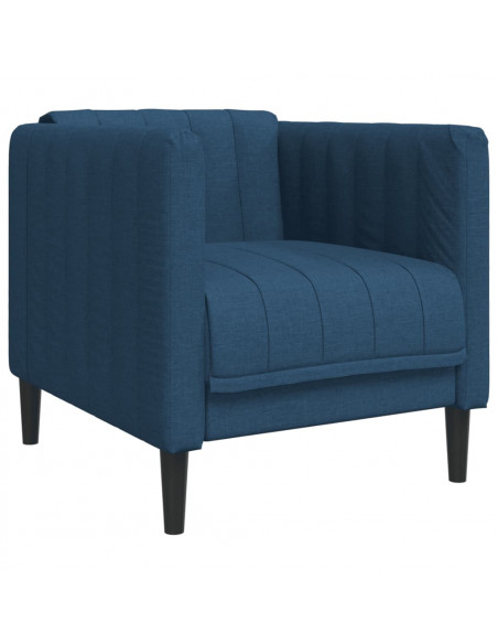Poltrona Blu in Tessuto