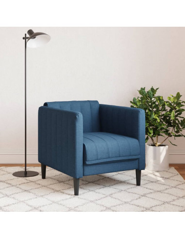 Poltrona Blu in Tessuto