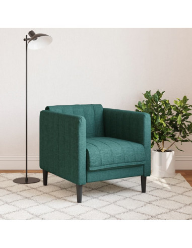 Poltrona Verde Scuro in Tessuto