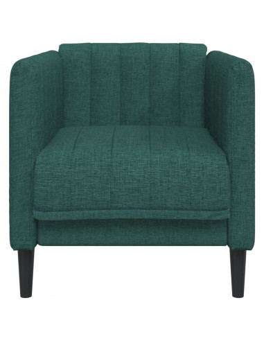 Poltrona Verde Scuro in Tessuto