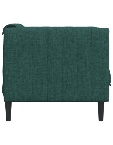 Poltrona Verde Scuro in Tessuto