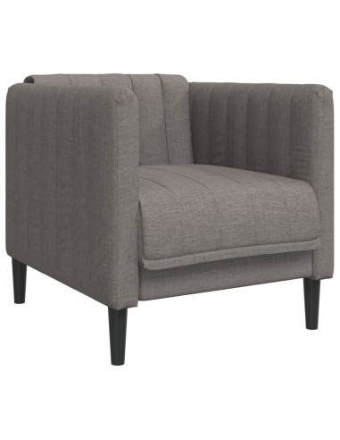 Set di Divani 3 pz Tortora in Tessuto