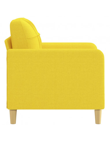 Poltrona Giallo Chiaro 60 cm in Tessuto
