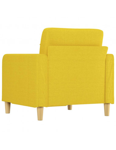 Poltrona Giallo Chiaro 60 cm in Tessuto