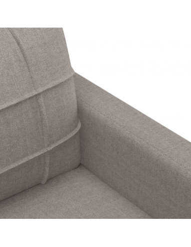 Set Divani 4 pz con Cuscini Tortora in Tessuto