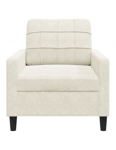 Poltrona Crema 60 cm Velluto