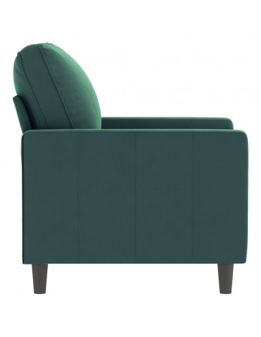 Poltrona Verde Scuro 60 cm Velluto
