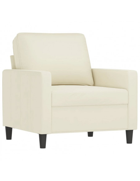 Poltrona Crema 60 cm Velluto