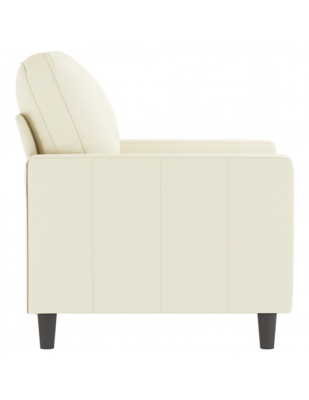 Poltrona Crema 60 cm Velluto