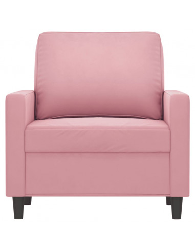 Poltrona Rosa 60 cm Velluto