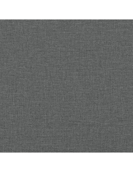 Set di Divani 2 pz con Cuscini Grigio Scuro in Tessuto