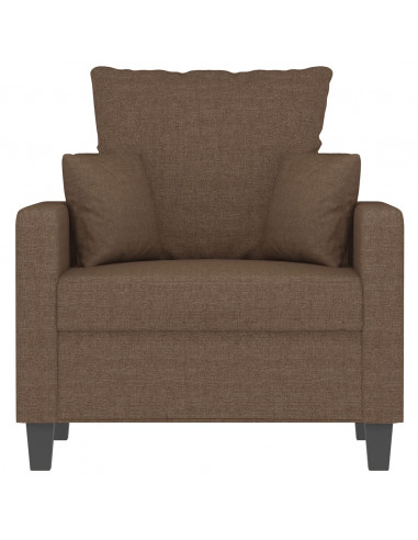 Poltrona Marrone 60 cm in Tessuto