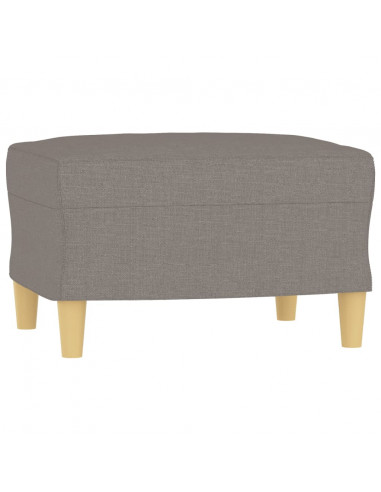 Set Divani 3 pz con Cuscini Tortora in Tessuto