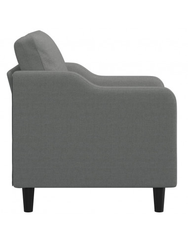 Poltrona Grigio Scuro 60 cm in Tessuto