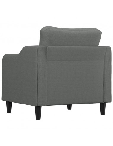 Poltrona Grigio Scuro 60 cm in Tessuto