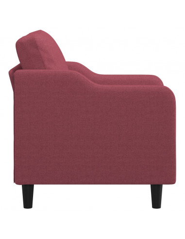 Poltrona Rosso Vino 60 cm in Tessuto