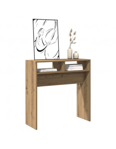 Tavolo Consolle Rovere Artigianale 78x30x80 cm in Truciolato