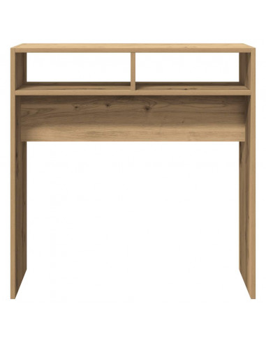 Tavolo Consolle Rovere Artigianale 78x30x80 cm in Truciolato