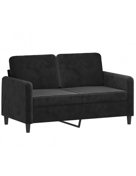 Set di Divani 3 pz Nero in Velluto