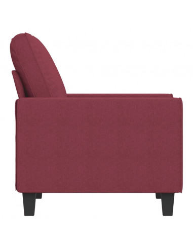 Poltrona Rosso Vino 60 cm in Tessuto