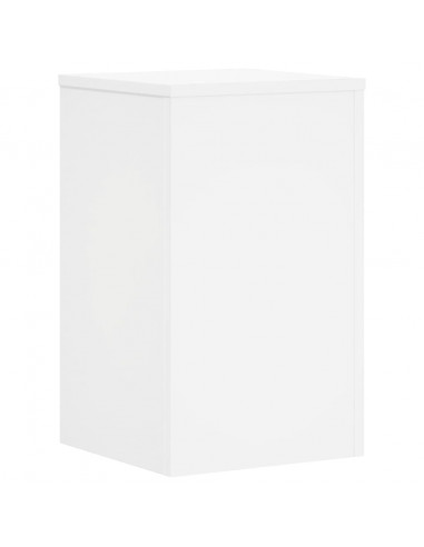 Supporti per Piante 2 pz Bianchi 30x30x50cm Legno Multistrato