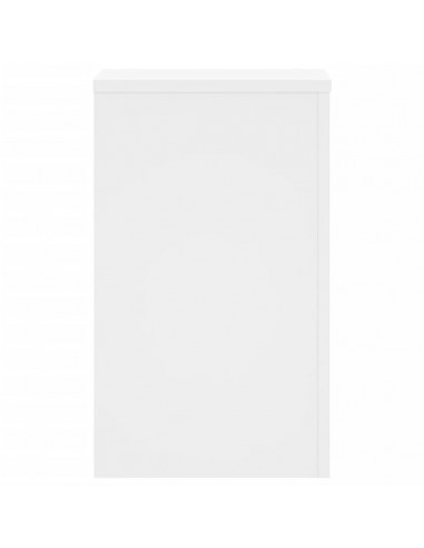 Supporti per Piante 2 pz Bianchi 30x30x50cm Legno Multistrato