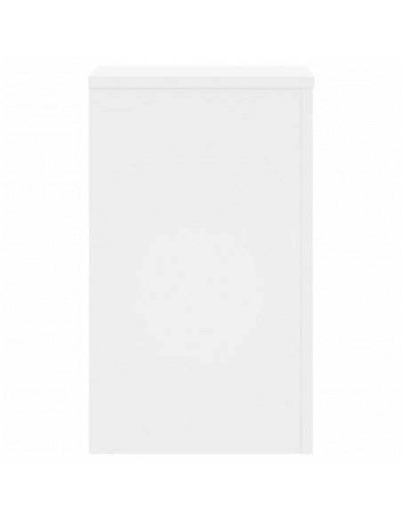 Supporti per Piante 2 pz Bianchi 30x30x50cm Legno Multistrato
