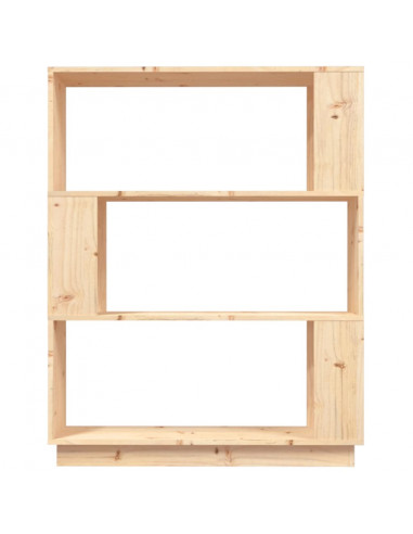 Libreria/Divisorio 80x25x101 cm in Legno Massello di Pino