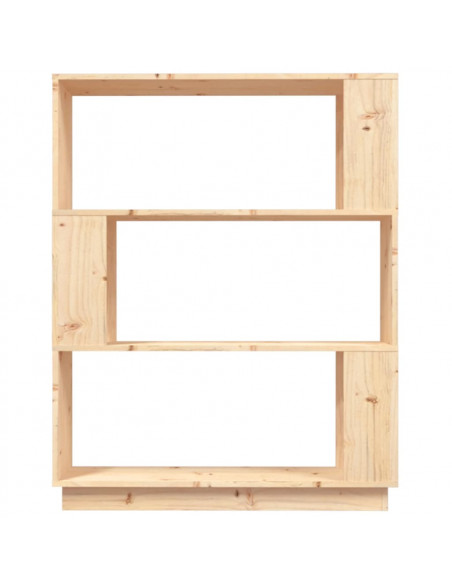 Libreria/Divisorio 80x25x101 cm in Legno Massello di Pino