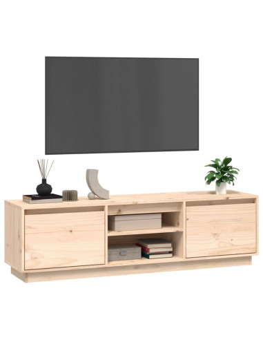 Mobile Porta TV 140x35x40 cm in Legno Massello di Pino