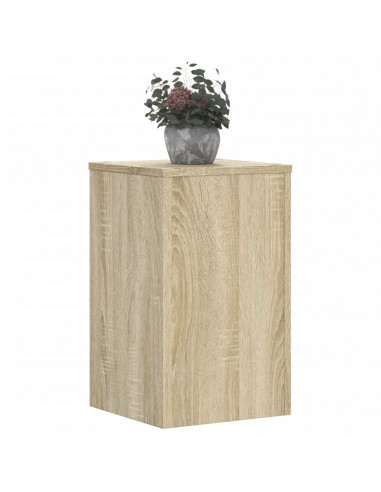 Supporti per Piante 2 pz Rovere 30x30x50 cm in Multistrato