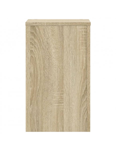 Supporti per Piante 2 pz Rovere 30x30x50 cm in Multistrato