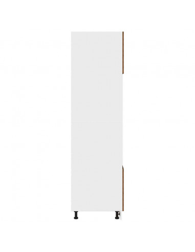 Mobile per Microonde Legno Antico 60x57x207 cm in Truciolato