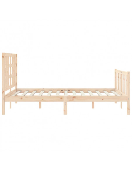 Giroletto con Testiera 160x200 cm in Legno Massello