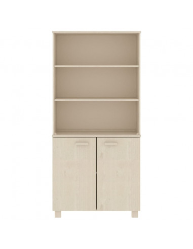 Credenza HAMAR in Legno Massello di Pino Marrone