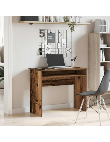 Scrivania Legno Antico 90x50x74 cm in Legno Multistrato