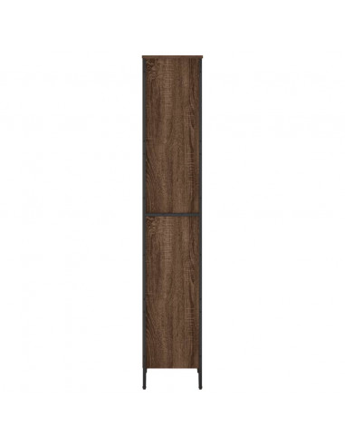 Libreria Rovere Marrone 50x31x169 cm in Legno Multistrato