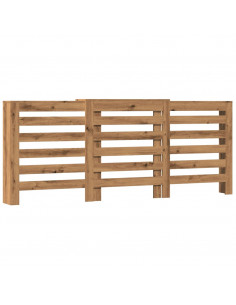 Copertura Termosifone Rovere Artigianale 205x21,5x83,5 cm Legno 2